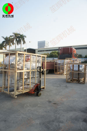 年前某經銷商定購的蔬果加工機械設備訂單，按期完工交付！