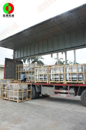 毛刷清洗去皮機(jī)及洗菜機(jī)等設(shè)備交付河北客戶！