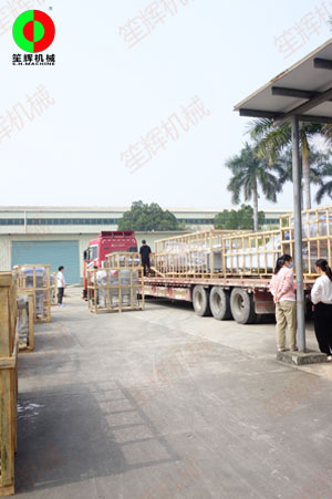 蔬果無損清洗線和渦流洗菜機及氣泡洗菜機等大批加工機設備交付客戶！