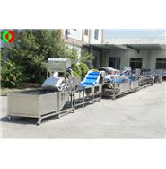 大型蔬果分選-無損清洗-風干包裝-金屬檢探生產線 (視頻)